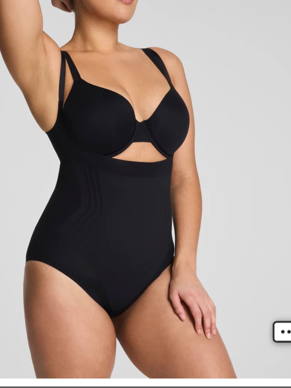 Span
SPANXsculpt® OnCore
Open-Bust Brief Bodysuit, Black, Size Style No. 10605R